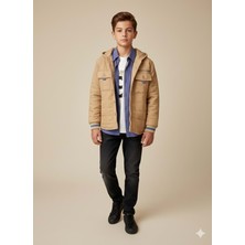 Gültekin Bebe Yavrucak Kapitone Ceketli Takım 9-12 YAŞ-4815891 - Hardal