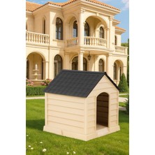 Feyza Design Büyük Boy Köpek Kulubesi, Sağlam ve Dayanıklı Plastik Tasarım