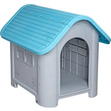 Feyza Design Şeffaf Plastik Köpek Kulübesi 85X71X66 Cm, Koruma ve Konfor Için Ideal