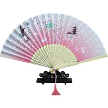 PremiumPort Yelpaze, Siyah, El Yapımı, Bambu, Hafif ve Şık, Sıcak Havalara Uygun