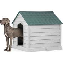 Feyza Design Geniş Plastik Köpek Kulübesi, Konforlu ve Dayanıklı Tasarım