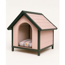 Feyza Design Orta Irk Hafif Isı Yalıtımlı Beton Köpek Evi, Koku ve Parazit Koruma