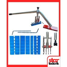 Boyasız Göçük Düzeltme Kaporta Manuel Kollu Göçük Çektirme Aleti Seti | Toplam 12 Parça