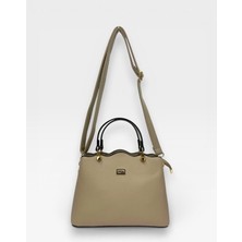 Rky Serenity Sanmorris Kadın 2 Bölmeli Dalga Detaylı Ayarlanabilir Askılı Şık El ve Omuz Çantası