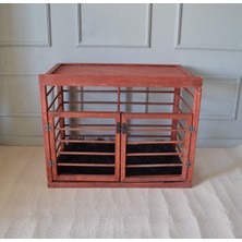 Feyza Design Dayanıklı ve Şık Ev Tipi Ahşap Köpek Kulübesi, Konforlu Yaşam Alanı