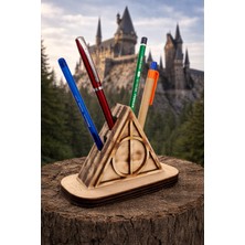 Gökçen Hobi Harry Potter Ölüm Yadigarları Ahşap Kalemlik