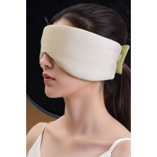 Çıtçıtlı Ayarlanabilir Yeşil Uyku Bandı - Işık Sızdırmaz Göz Maskesi - Ergonomik Gece Maskesi
