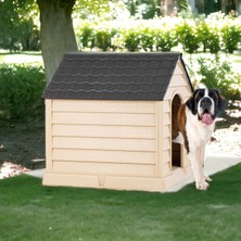 Feyza Design Yüksek Kaliteli Xxl Büyük Boy Plastik Köpek Kulübesi, Rahat ve Güvenli Kullanım