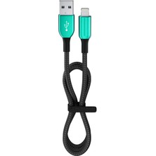 Skygo 12 Watt 2.4A Usb-A To Lightning 1.2M Hızlı Şarj Kablosu Yeşil FC35