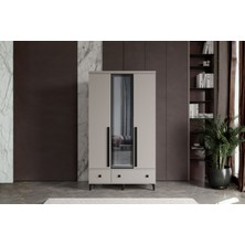 Doressa Arona 3 Kapılı Camlı Gardırop