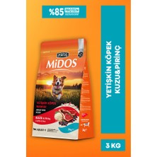 Midos  Kuzu ve Pirinçli Yetişkin Köpek Maması Maintenance 3kg