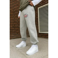 Eydamoon Erkek Kışlık California Baskılı Pamuklu Paça Lastikli Eşoman Altı