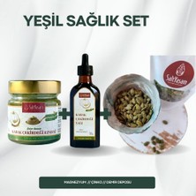 Şekersiz %100 Kabak Çekirdeği Ezmesi 200GR + Kabak Çekirdeği Yağı 100ML + Kabak Çekirdeği Içi 120GR