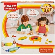 Sunman Crafy Hamur Işi Oyun Hamuru Seti 200 G 6 Parça