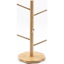 Bambu Kupa Bardak Fincan Askısı