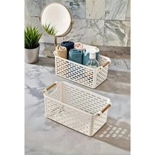 Dikdörtgen Plastik Organizer Sepet 30*14*12 cm