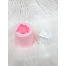 PremiumPort Gül Desenli Mum ve Sabun Kalıbı, Silikon, Çok Amaçlı, Dayanıklı, Esnek