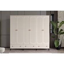 Doressa Cast Moon 6 Kapılı Gardırop