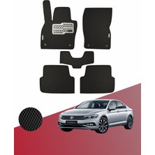 Akıllı Paspaslarım Volkswagen Passat B8 Hücreli Premium Eva Paspas Seti Tam Set Paspas Takımı Siyah
