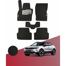 Akıllı Paspaslarım Opel Mokka Benzinli 2021 ve Sonrası Uyumlu Hücreli Premium Eva Paspas Seti Paspas Takımı Siyah