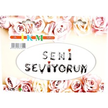 PremiumPort Sevgililer Günü Gümüş Folyo Balon Seti 15'li, 35 Cm, Romantik Kutlama Aksesuarı