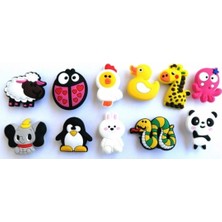 PremiumPort Renkli 11 Adet Terlik Süsleri, Ayakkabı Dekorasyonu, Ev ve Hobi Kullanımı