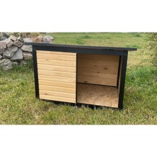 Feyza Design Doğal Ahşap Köpek Evi, Şık ve Konforlu Yaşam Alanı