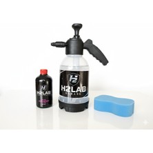 H2LAB Oto Şampuan ve Köpük Pompası ve oto yıkama süngeri