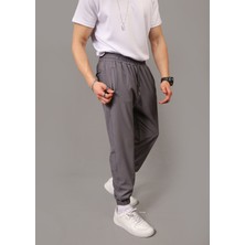 Eydamoon Erkek Füme Baggy Tarz Paraşüt Kumaş Paça Lastikli Eşofman Altı