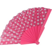 PremiumPort El Yapımı Renkli Taşlı Dekoratif El Fanı, Şık ve Hafif