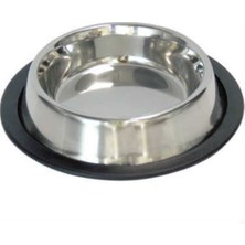 Feyza Design Çiftli Paslanmaz Çelik Mama ve Su Kabı, 8 Oz, Dayanıklı ve Sağlıklı Kullanım