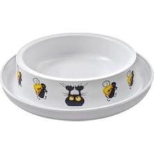 Feyza Design Kedi ve Fare Desenli 210ML Mama ve Su Kabı, Şık ve Pratik Tasarım