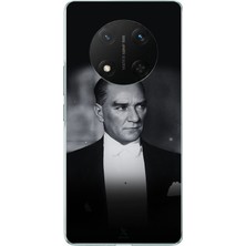 TechTree Honor X9C Uyumlu Zarafet ve Asalet: Atatürk Smokinli Baskılı Silikon Kılıf