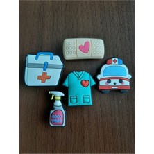 PremiumPort Renkli ve Şık Terlik Süsü ve Tokası Seti, 5'li Paket, Konforlu Kullanım