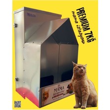 Feyza Design Pratik ve Şık Kedi ve Köpek Mama Istasyonu 7 Kg, Hijyenik Kullanım
