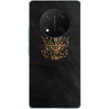 TechTree Honor X9C Uyumlu Osmanlı Tuğrası Detaylı Baskılı Silikon Kılıf