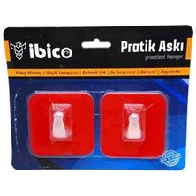 İbico 2li Pratik Güçlü Yapıskanlı Askı