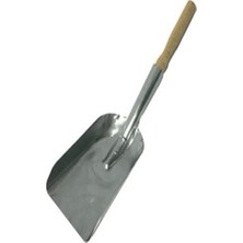 Go İthalat Metal Küçük - Dar Galvaniz Kürek Ahşap Saplı (5477)