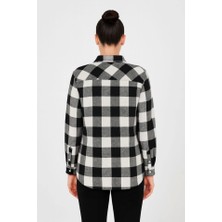 Eccey Butik Uzun Kollu Oduncu Gömlek - Siyah