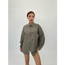 Eccey Butik 6792 Gömlek-Haki