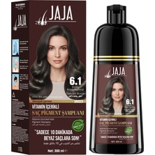 Jaja 6.1 Küllü Koyu Kumral Beyaz Kapatıcı Şampuan Amonyaksız