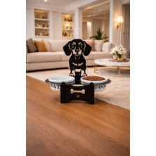 Feyza Design Şık Seramik Köpek Mamaları ve Su Kabı, Modern Ev Dekorasyonu Için