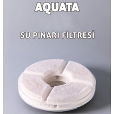 Feyza Design Yedek Filtre Seti, Aquata Kedi Köpek Su Pınarı, 6'lı Paket