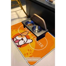 Feyza Design Kedi ve Köpekler Için 40X60 cm Mama ve Su Paspası, Şık ve Kullanışlı Ürün