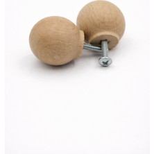 Orient Design Naturel - Ahşap Mobilya Kulbu 2'li