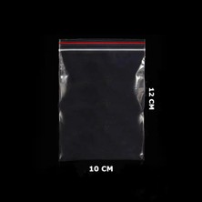 Hg Ambalaj 250 Adet 10X12 cm Şeffaf Kilitli Poşet, Kına Çerez Kuruyemiş Poşeti, Kilitli Torba