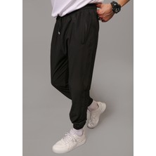 Eydamoon #yokgibi Baggy Tarz Paraşüt Kumaş Paça Lastikli Arka Cep Fermuarlı Eşofman Altı