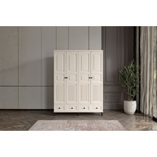 Doressa Merz Moon 4 Kapılı Gardırop