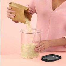 Tupperware Şeffaf Oval Gıda Saklama Kabı 2,2 Litre