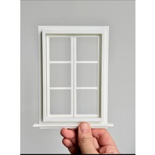 Nana Art  1:12 Ölçek Mini Açılır Pencere – Diorama ve Maket Aksesuarı